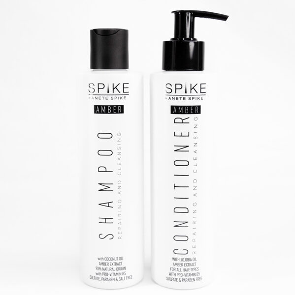 Amber shampoo and conditioner - repairing and cleansing